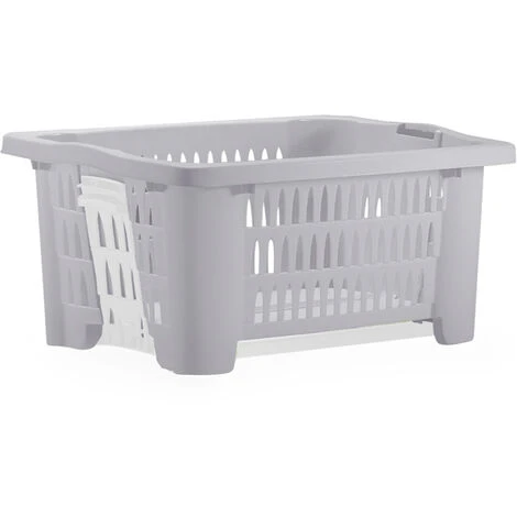 Deuba Laundry Linen Basket Foldable Washing Clothes Bin With Carrying Handles Space-Saving Easy-Care Storage Plastic Carrier With Legs Bath 38 L 60x40x58 Cm Brown 4 Deuba Laundry Linen Basket Foldable Washing Clothes Bin With Carrying Handles Space-Saving Easy-Care Storage Plastic Carrier With Legs Bath 38 L 60x40x58 Cm Brown - Image 4