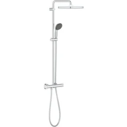 Grohe Vitalio Start System 250 Cube Shower Column With Mixer + 2 Jets Hand Shower (26696000)
