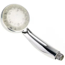 Modern Shower Head Multicolour Led Lights Synthetic Glossy Silver Rainbow 9 Modern Shower Head Multicolour Led Lights Synthetic Glossy Silver Rainbow -Bathroom Supplies Store 4627237 5