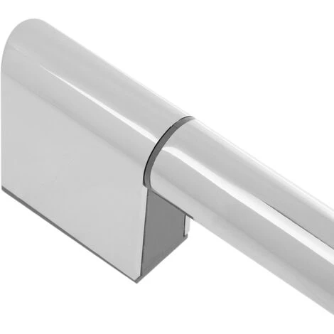 PrimeMatik - Chrome Bathroom Shower Bar With Shower Head And Adjustable Height Hose 5 PrimeMatik - Chrome Bathroom Shower Bar With Shower Head And Adjustable Height Hose - Image 5