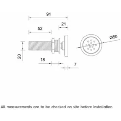 Mode Round Shower Body Jet -Bathroom Supplies Store 51333473 3