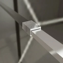 ELEGANT Frameless 760mm Walk In Shower Enclosure 6mm Tempered Glass Shower Door Screen Wet Room -Bathroom Supplies Store 52074148 3