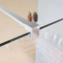 ELEGANT Frameless 800mm Walk In Shower Enclosure 6mm Tempered Glass Shower Door Screen Wet Room -Bathroom Supplies Store 52074149 4