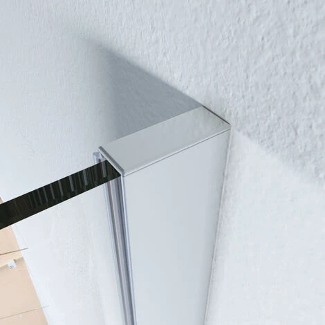 ELEGANT 760mm Walk In Shower Screen 6mm Tempered Glass Door Wet Room Bathroom Enclosure + 1200x900mm Shower Tray And Free Trap 5 ELEGANT 760mm Walk In Shower Screen 6mm Tempered Glass Door Wet Room Bathroom Enclosure + 1200x900mm Shower Tray And Free Trap - Image 5