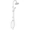 Comfortable Shower Bathroom Set Column With Movable Round Rainfall Water Head