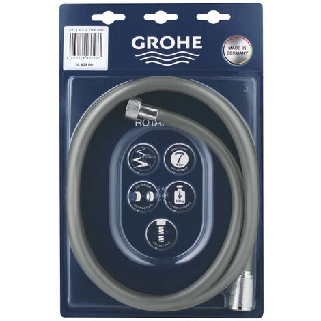 Grohe Rotaflex Shower Hose Twistfree 1500 Mm (28409001) 3 Grohe Rotaflex Shower Hose Twistfree 1500 Mm (28409001) - Image 3