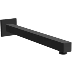 Rectangular 380mm Shower Arm Matte Black