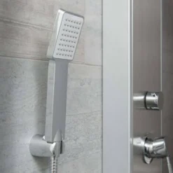 Shower Panel With Single Lever Mixer TAHITI Stainless Steel SCHÜTTE -Bathroom Supplies Store 54226886 4