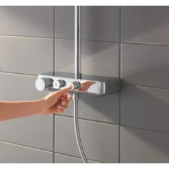Grohe Euphoria SmartControl System 260 Mono Shower System With Thermostat For Wall Mounting, Chrome (26509000) -Bathroom Supplies Store 54301090 4