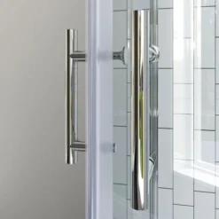 ELEGANT Shower Door And Enclosure 1200 X 900mm Sliding Reversible Corner Entry Shower Cabin With Stone Tray And Riser Kit -Bathroom Supplies Store 54324862 3