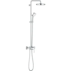 Grohe Tempesta Cosmopolitan System 210 Shower System With Single Lever For Wall Mounting, Chrome (26224001)