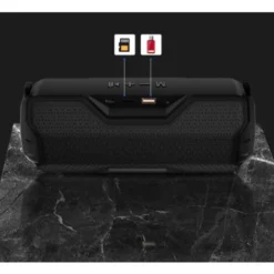 MUFF Bluetooth Speaker Portable Bluetooth Speaker Outdoor Wireless Speaker Black -Bathroom Supplies Store 54686178 4