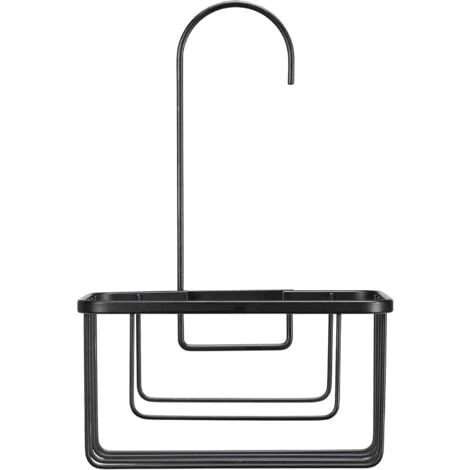 Croydex Hook Over Shower Caddy Matt Black 1 Croydex Hook Over Shower Caddy Matt Black