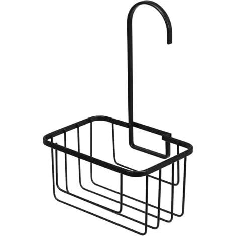 Croydex Hook Over Shower Caddy Matt Black 2 Croydex Hook Over Shower Caddy Matt Black - Image 2