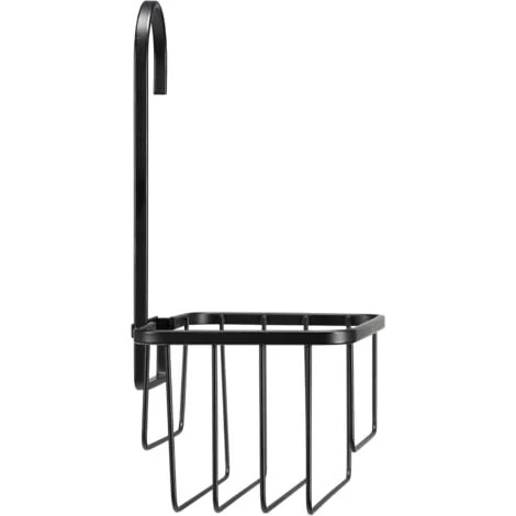 Croydex Hook Over Shower Caddy Matt Black 3 Croydex Hook Over Shower Caddy Matt Black - Image 3