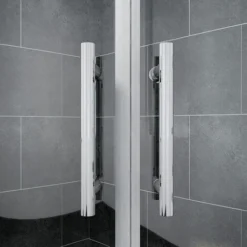 ELEGANT 1000 X 800 Mm Quadrant Sliding Door Waterproof Shower Cabin 6mm Walk In Tempered Glass Wet Room -Bathroom Supplies Store 55298447 4
