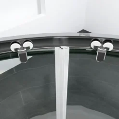 ELEGANT 1000 X 800 Mm Quadrant Sliding Door Waterproof Shower Cabin 6mm Walk In Tempered Glass Wet Room -Bathroom Supplies Store 55298447 5