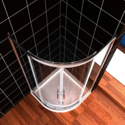 ELEGANT 800 X 800 Mm Walk In Quadrant Shower Cabin Sliding Shower Cubicle 6mm Glass Shower Enclosure 7 ELEGANT 800 X 800 Mm Walk In Quadrant Shower Cabin Sliding Shower Cubicle 6mm Glass Shower Enclosure -Bathroom Supplies Store 55298486 3