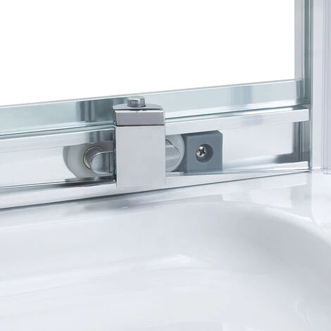 ELEGANT 800 X 800 Mm Walk In Quadrant Shower Cabin Sliding Shower Cubicle 6mm Glass Shower Enclosure 5 ELEGANT 800 X 800 Mm Walk In Quadrant Shower Cabin Sliding Shower Cubicle 6mm Glass Shower Enclosure - Image 5