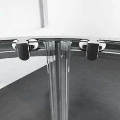 ELEGANT 6mm Easy Clean Safety Tempered Glass 900x900mm Sliding Corner Entry Quadrant Shower Enclosure With Tray And Waste Trap -Bathroom Supplies Store 55298551 3