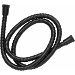 Croydex 1.75m Stainless Steel Hose (11mm Bore) Matt Black