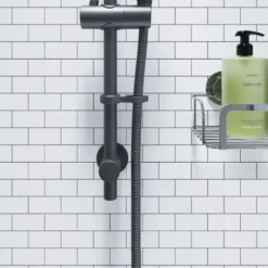 Croydex 1.75m Stainless Steel Hose (11mm Bore) Matt Black -Bathroom Supplies Store 55521193 4