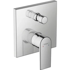 Hansgrohe All-in-one Concealed Shower Set With 23cm Overhead Shower + 2 Jets Hand Shower, Chrome, Hansgrohe Vernis Shape (VernisShape-1) -Bathroom Supplies Store 55631044 4