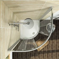 ELEGANT 800x800mm Walk In Sliding Door Quadrant Shower Enclosure Corner Cubicle -Bathroom Supplies Store 55931638 5