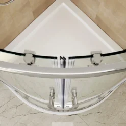 ELEGANT 1000x1000mm Quadrant Shower Enclosure Sliding Shower Screen 6mm Easy Clean Safety Tempered Glass -Bathroom Supplies Store 55931641 5