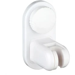 MUFF Shower Head Stand Suction Adjustable Wall Mount Sticky Suction Cup White