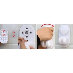 MUFF Shower Head Stand Suction Adjustable Wall Mount Sticky Suction Cup White -Bathroom Supplies Store 56403302 5