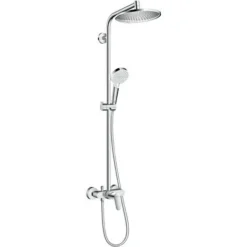 Hansgrohe Crometta S Showerpipe 240 1jet With Manual Shower Mixer (27269000)
