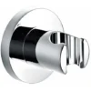 Flova Round Brass Hand Shower Holder - Chrome - KI8873A
