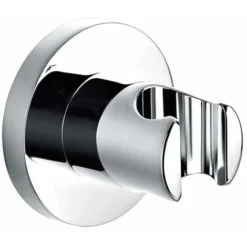 Flova Round Brass Hand Shower Holder - Chrome - KI8873A