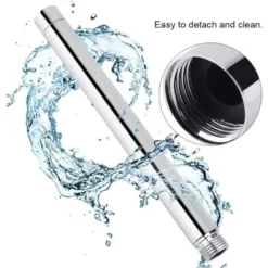 Shower Arm Extension Arm Stainless Steel Hose Pipe For Bathroom Shower Head, Thread Size G1/2 Inch,201 With Chrome Plating（6 Inch，1/2 Inch） -Bathroom Supplies Store 58056461 4