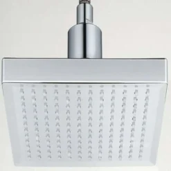 Home Temperature Sensor Control 3 Color LED Light Square Water Shower Head -Bathroom Supplies Store 59152362 4