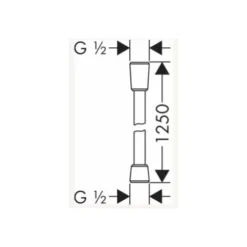 Hansgrohe Isiflex Shower Hose Chrome - HG28272000 -Bathroom Supplies Store 59257170 3