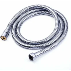 Shower Hose 1.5m, Premium Shower Hose With Double Twist Protection, Flexible And Kink Resistant Stainless Steel Shower Hose With Chrome, Universal Connection Size (Silver)