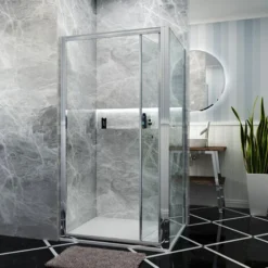 ELEGANT 1200 X 900 X 30 Mm Low Profile Shower Tray Anti-Slip Rectangular White Shower Tray For Shower Enclosure Cubicle With Waste Trap, Slate Drain Cover -Bathroom Supplies Store 60358242 5