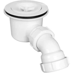 ELEGANT Low Profile Shower Tray White Anti Slip Shower Tray Rectangular Slate Effect Shower Base Tray 1200 X 800 X 30 Mm With Free Waste Trap, Slate Drain Cover -Bathroom Supplies Store 60362494 3