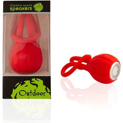 Portable Outdoor Sports Wireless Speakers - Red 2 Portable Outdoor Sports Wireless Speakers - Red - Image 2