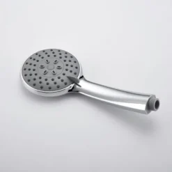 Acezanble Bathroom COOL TOUCH Thermostatic Mixer Shower Set Round Twin Head Exposed Valve Independent Water Divider Chrome -Bathroom Supplies Store 60547407 3