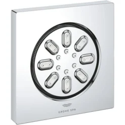 Bathroom Supplies Store 35 Grohe Rainshower Aqua - Body Spray Cube 2 Spray, Chrome (26802000)