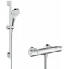 Hansgrohe Crometta Ecostat Thermostatic Bar Mixer Shower Valve Bathroom Chrome