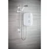 Redring Vital 9.5kw Electric Shower With Push Button White And Chrome