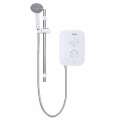 Redring Vital 9.5kw Electric Shower With Push Button White And Chrome -Bathroom Supplies Store 63949434 3