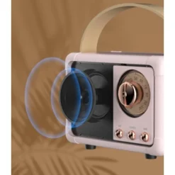 MUFF Portable, Lightweight Bluetooth Speaker With Punchy Bass And Bold Style - Dustproof - 8 Hours Of Playtime (oMAY-white) -Bathroom Supplies Store 64571936 5