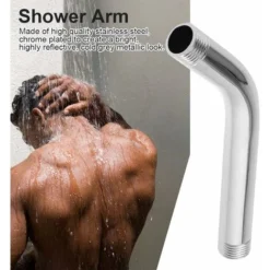 G 1/2 Stainless Steel Shower Hose Round Top Hose Shower Head Extension Hose Extension Wall Mount -Bathroom Supplies Store 66563298 4