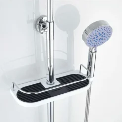 Insect And Animal Repellent Shower Shelf Punch Free Shower Bar Shower Tray Adjustable Railing -Bathroom Supplies Store 67481984 3