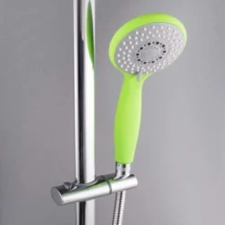 Chrome ABS Shower Head Holder Shower Holder Clip On Shower Bar Handheld Shower Holder 360° Rotation For Oval Bathroom,S -Bathroom Supplies Store 67925513 3